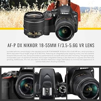 Amazon.com : Nikon D3500 DSLR Camera with AF-P DX NIKKOR 18